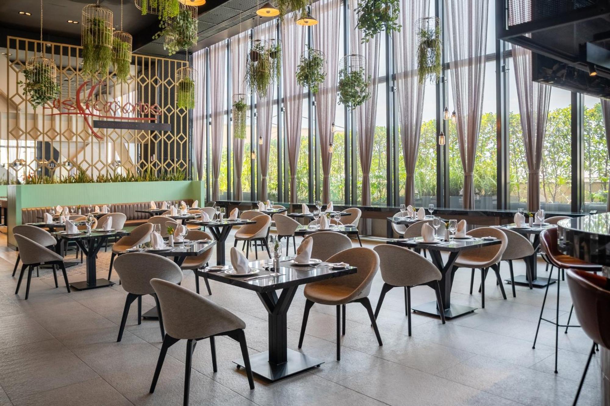Fiesta Americana Viaducto Aeropuerto Мексико Сити Екстериор снимка Restaurant interior